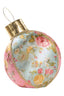 Broc. Floral Xmas ball - 40cm