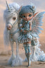 Elfje met unicorn