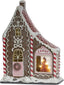 Gingerbread huis met LED - 24cm