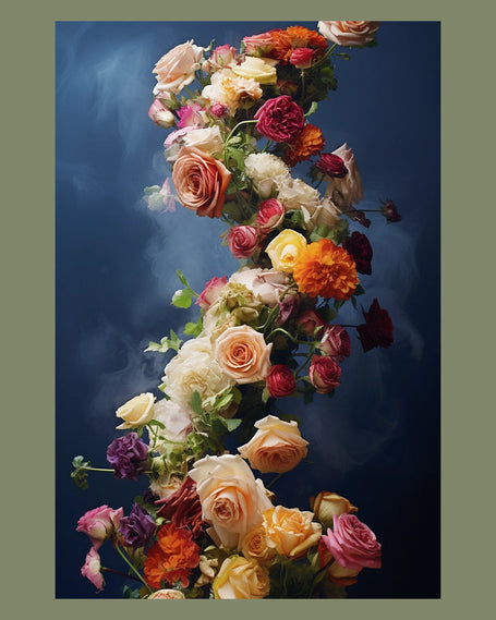 Bloemen wanddecoratie