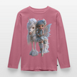 Elfje met Unicorn - Premium shirt met lange mouwen - mauve