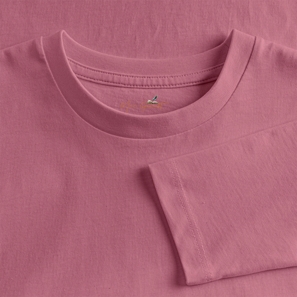 Elfje met Unicorn - Premium shirt met lange mouwen - mauve