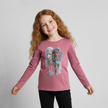 Elfje met Unicorn - Premium shirt met lange mouwen - mauve