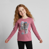 Elfje met Unicorn - Premium shirt met lange mouwen - mauve