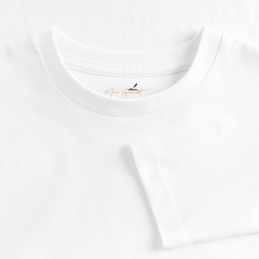 Elfje met Unicorn - Premium shirt met lange mouwen - wit
