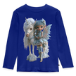 Elfje met Unicorn - Premium shirt met lange mouwen - koningsblauw