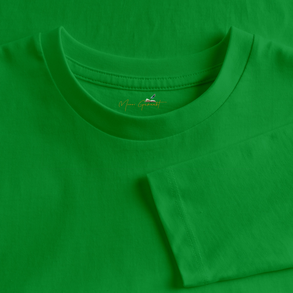 Elfje met Unicorn - Premium shirt met lange mouwen - groen