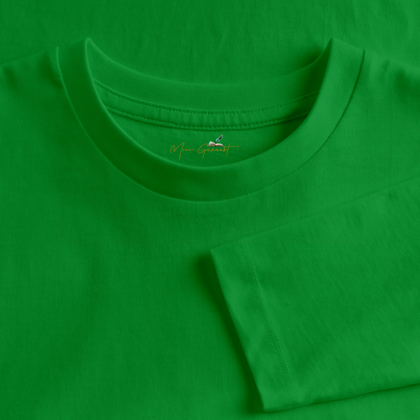 Elfje met Unicorn - Premium shirt met lange mouwen - groen