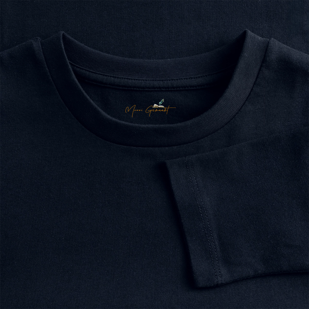 Elfje met Unicorn - Premium shirt met lange mouwen - navy