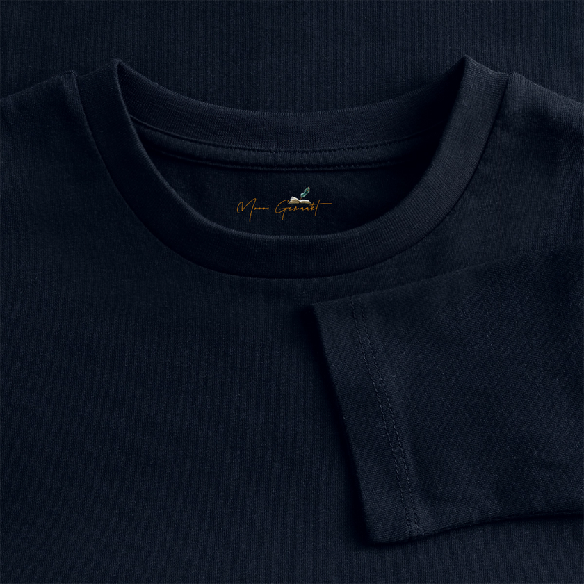 Elfje met Unicorn - Premium shirt met lange mouwen - navy