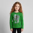 Elfje met Unicorn - Premium shirt met lange mouwen - groen