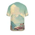 Vintage vakantie t-shirt met korte mouw