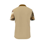 Luxe Heren Polo met Vintage landschap print