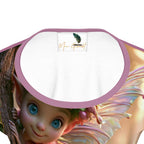 Premium tshirt met kiekeboo elfjes - voorkant bedrukt