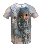 Elfje met unicorn t-shirt