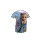 Zeemeermin met dolfijn t-shirt | voor- en achterzijde bedrukt
