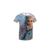 Zeemeermin met dolfijn t-shirt | voor- en achterzijde bedrukt