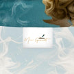 Heren slimfit coltrui met Cloudy print