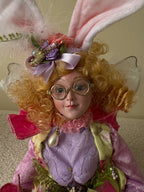 Easter basket fairy girl - 35 cm