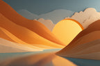 Abstract landschap