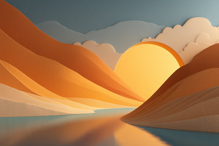 Abstract landschap