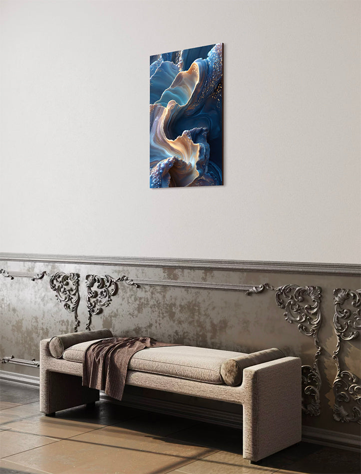 abstracte wanddecoratie