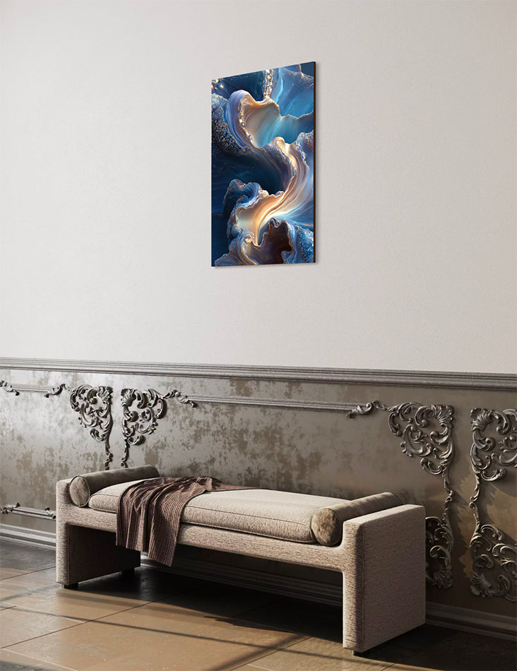 abstracte wanddecoratie