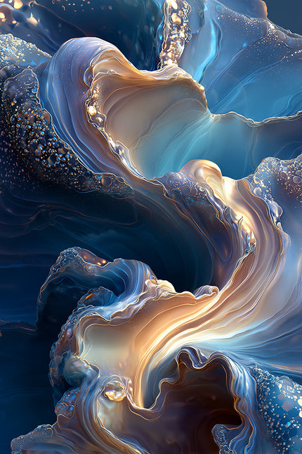 Blauwe schelp R