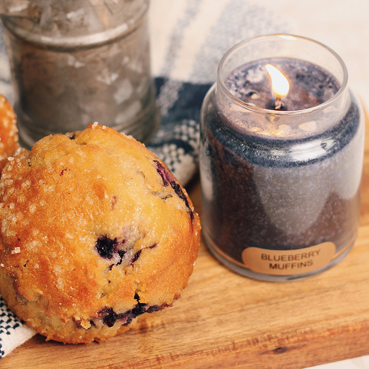 Geurkaars Blueberry Muffin 170 gram - 30 branduren