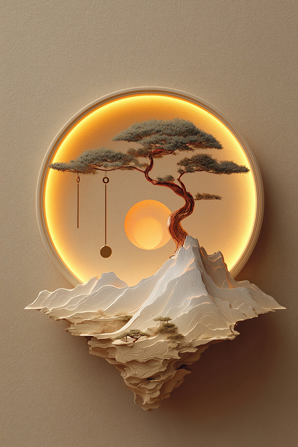 Bonsai in het licht