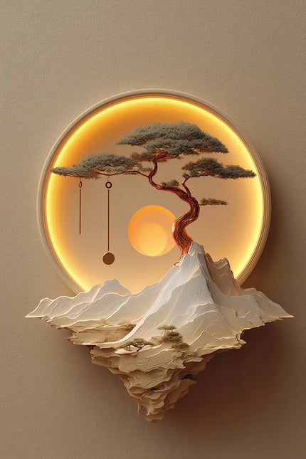 Bonsai in het licht
