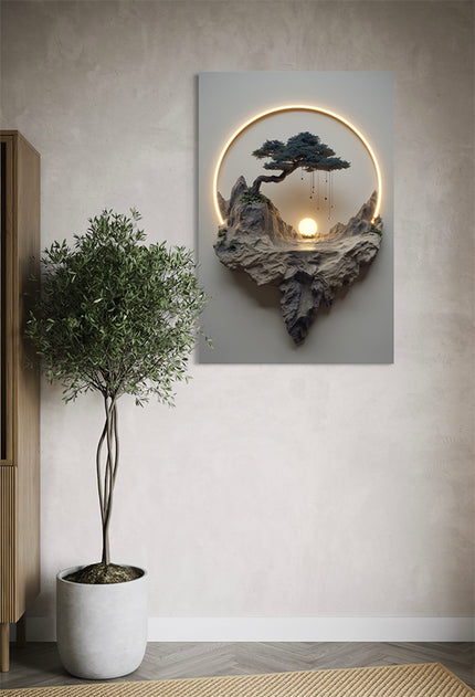 bonsai schilderij