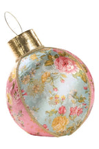 Broc. Floral Xmas ball - 40cm