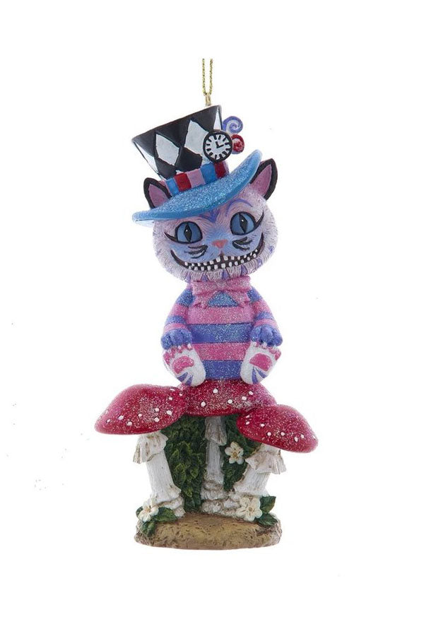 Cheshire Cat Kersthanger - 12,7 cm Hoofdafbeelding