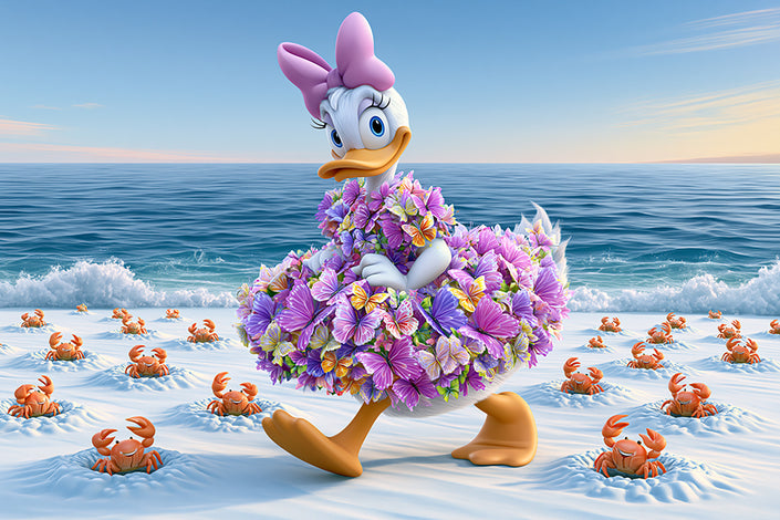Daisy in vlinderjurk
