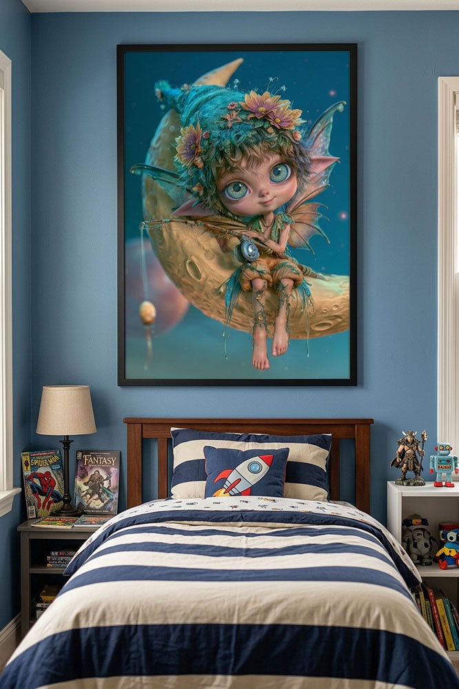 mannetje op de maan