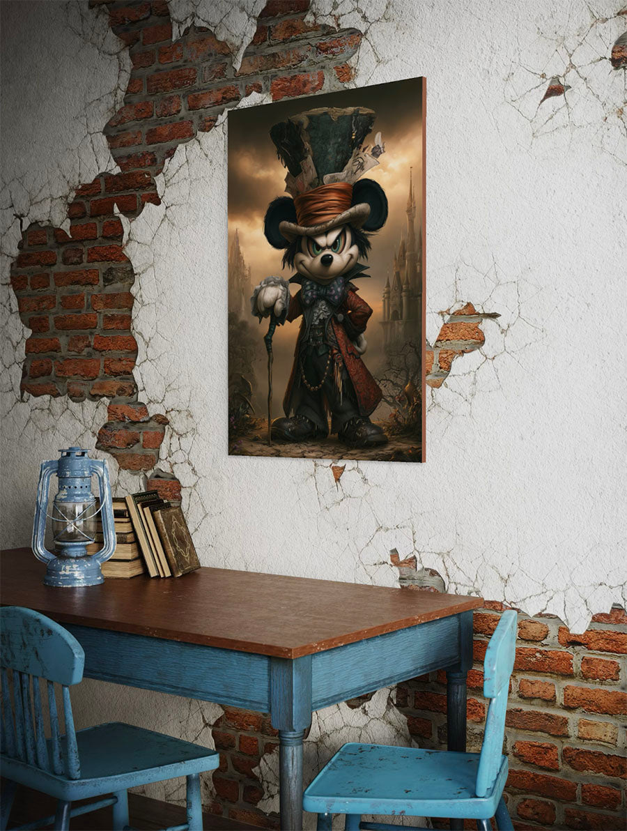 mickey mouse schilderij