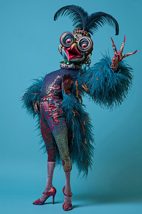 Flamboyant gevogelte