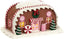 Gingerbread caravan met LED - 8,5x17cm