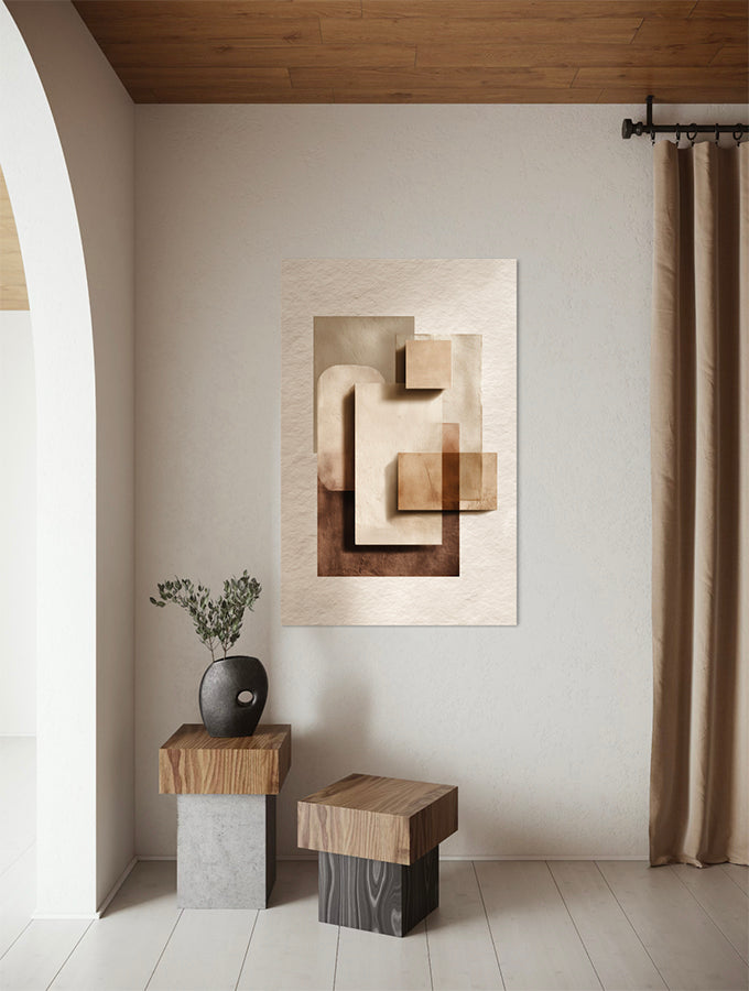 abstract schilderij
