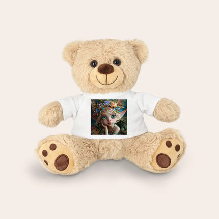 Teddy bear with t-shirt 20 cm (choose your own print)