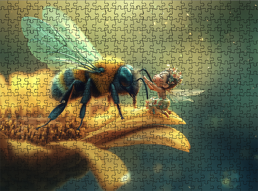 Fantasie legpuzzel met 500 stukjes