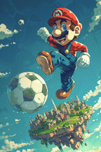 Mario met voetbal