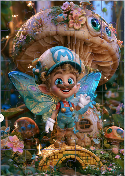 Fantasy jigsaw puzzle with 30 pieces (choose your own picture)