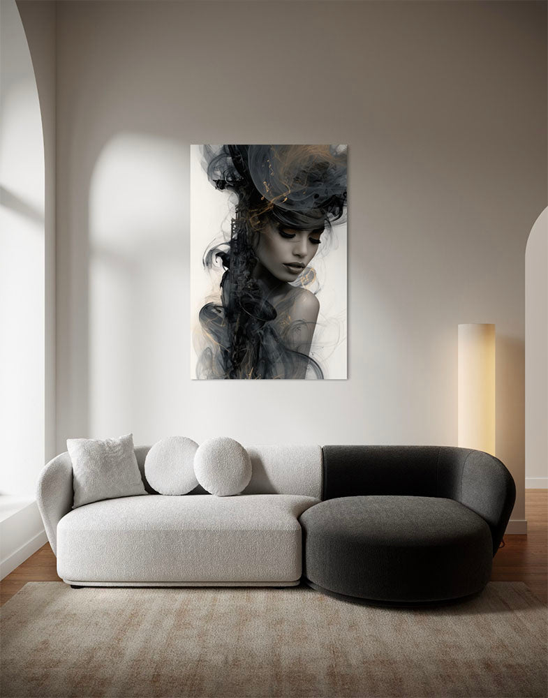 portret op canvas