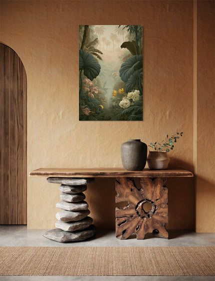 Palm Canyon Mystique - Exclusief botanisch kunstwerk van een mysterieus regenwoud