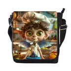 Schoudertas 25x29x6 cm (kies je favoriete opdruk)