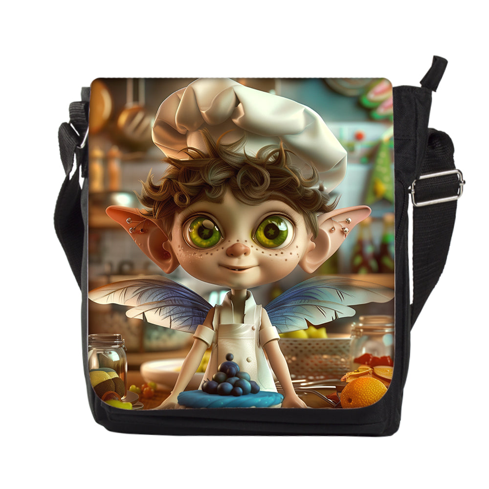 Schoudertas 25x29x6 cm (kies je favoriete opdruk)