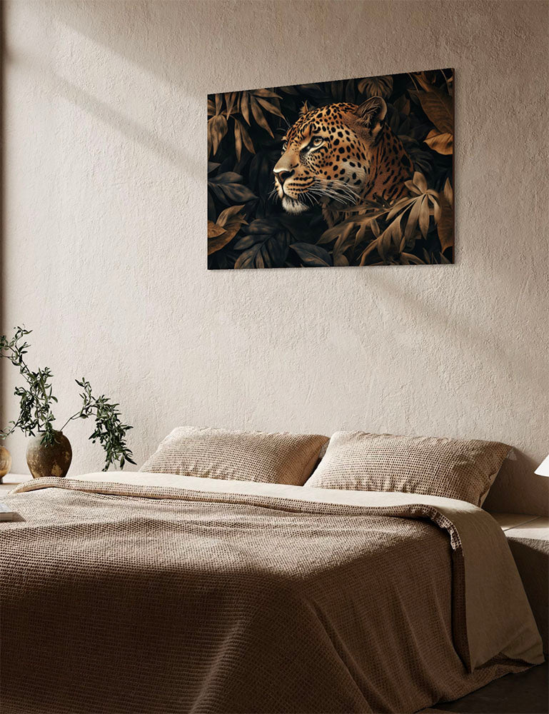 Tijger in de Jungle - Dieren Wanddecoratie