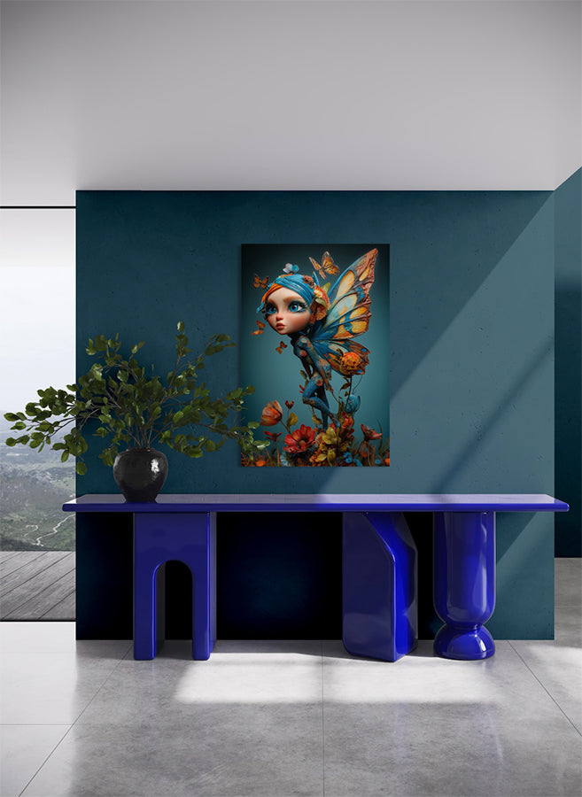 Vlinder Elf schilderij Secundaire afbeelding